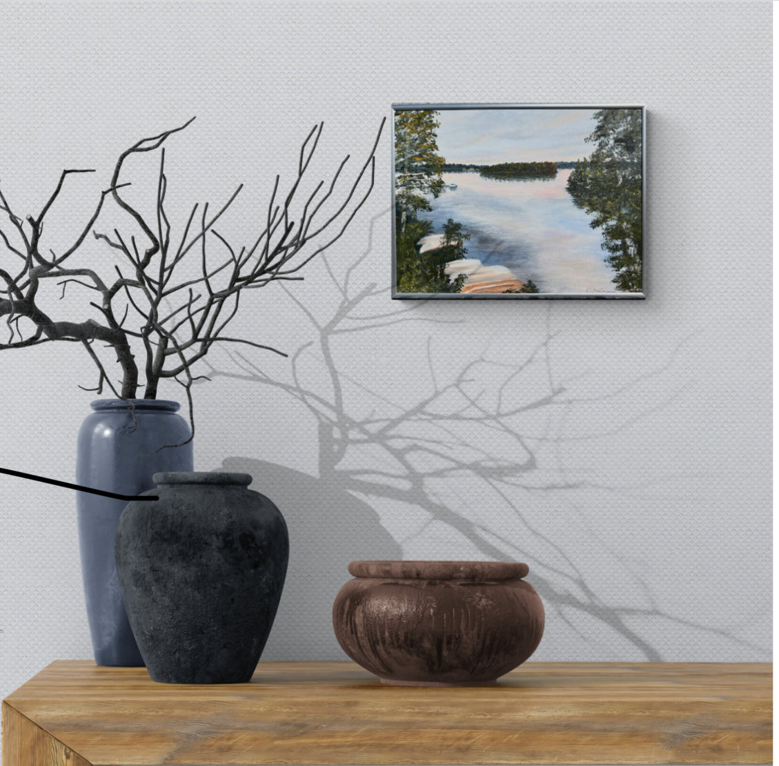 Sunset at Päijänne Lake, Finland