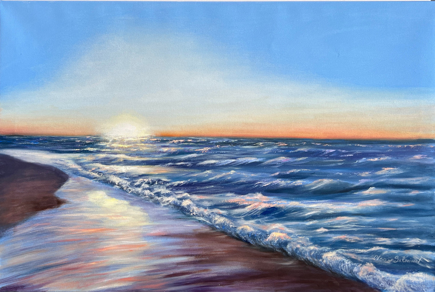 Golden Hour at the Sea