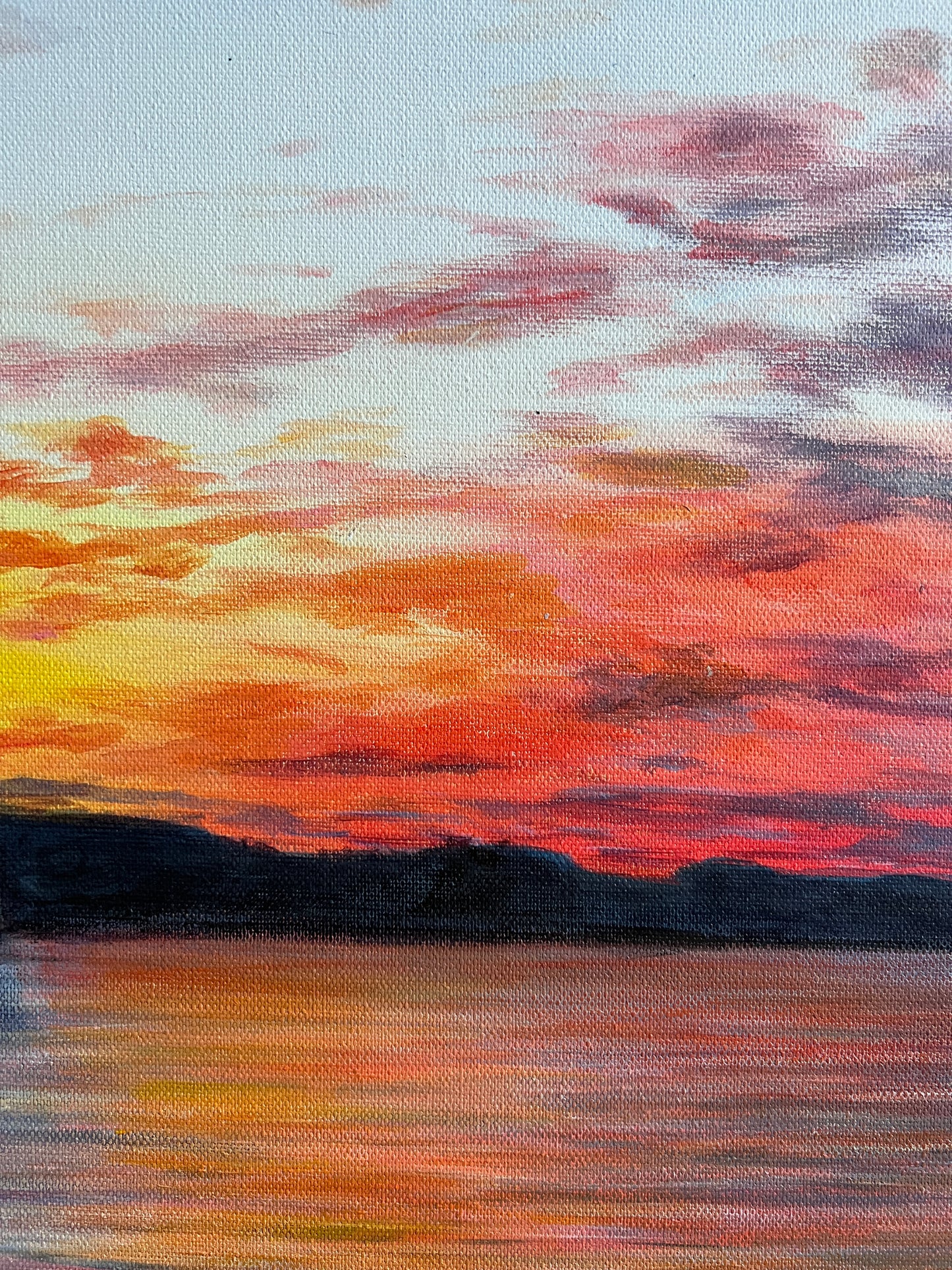 Sunset at Keitele Lake (Finland)