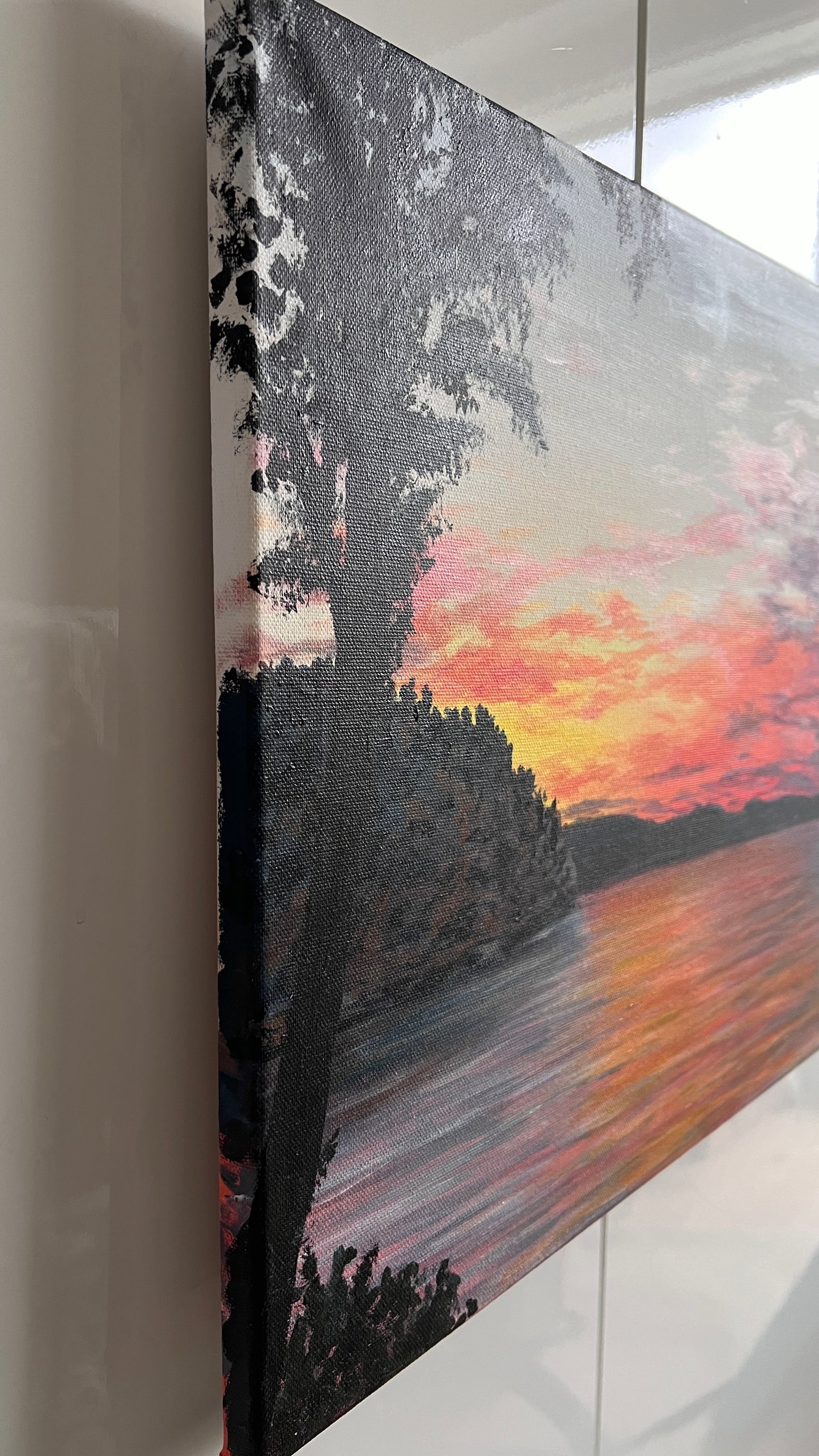 Sunset at Keitele Lake (Finland)