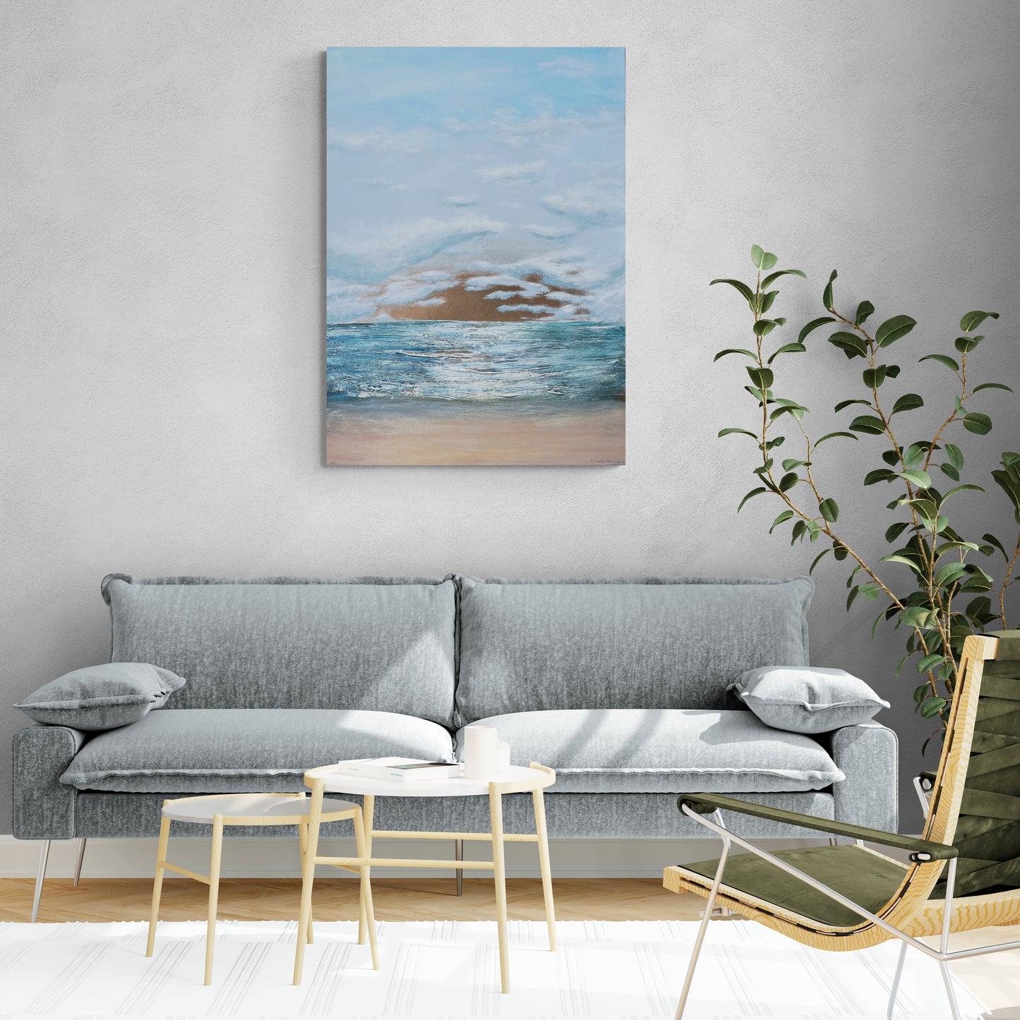 Golden Dawn at the Seaside