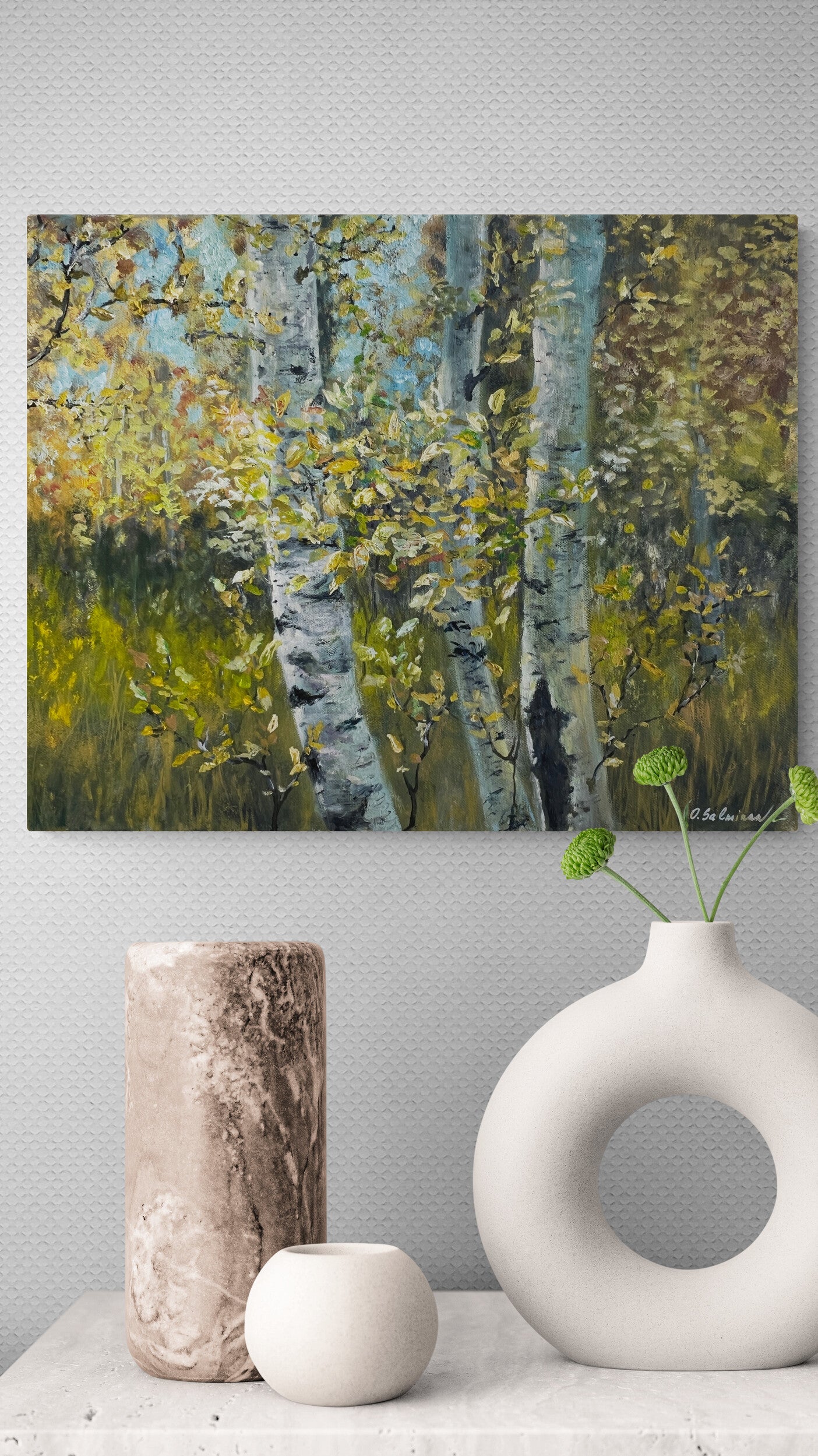 Birch Trees in Autumn