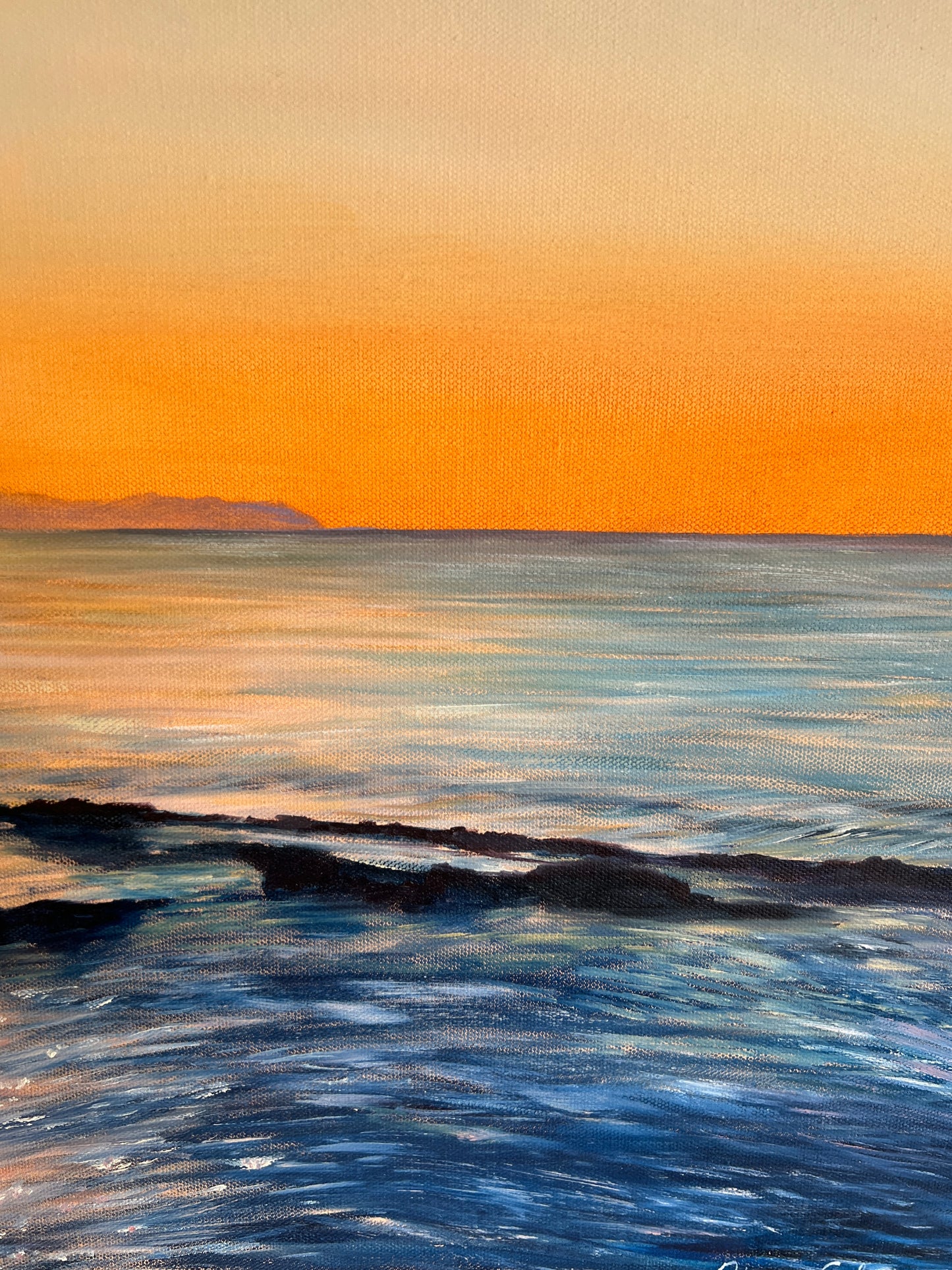 Oil Painting "Golden Hour"