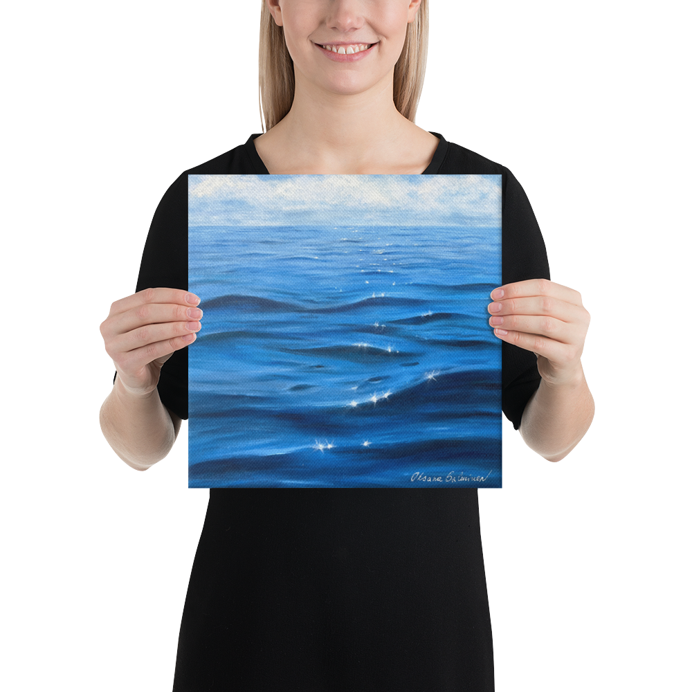 Blue Serenity No. I – Limited Availability Luxury Ocean Canvas Print