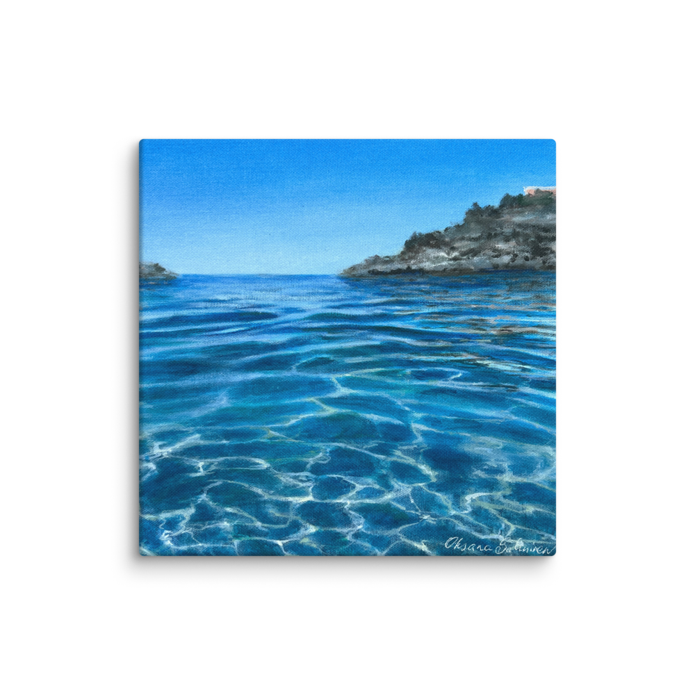 Calm Water – Limited Edition Luxury Ocean Canvas Print