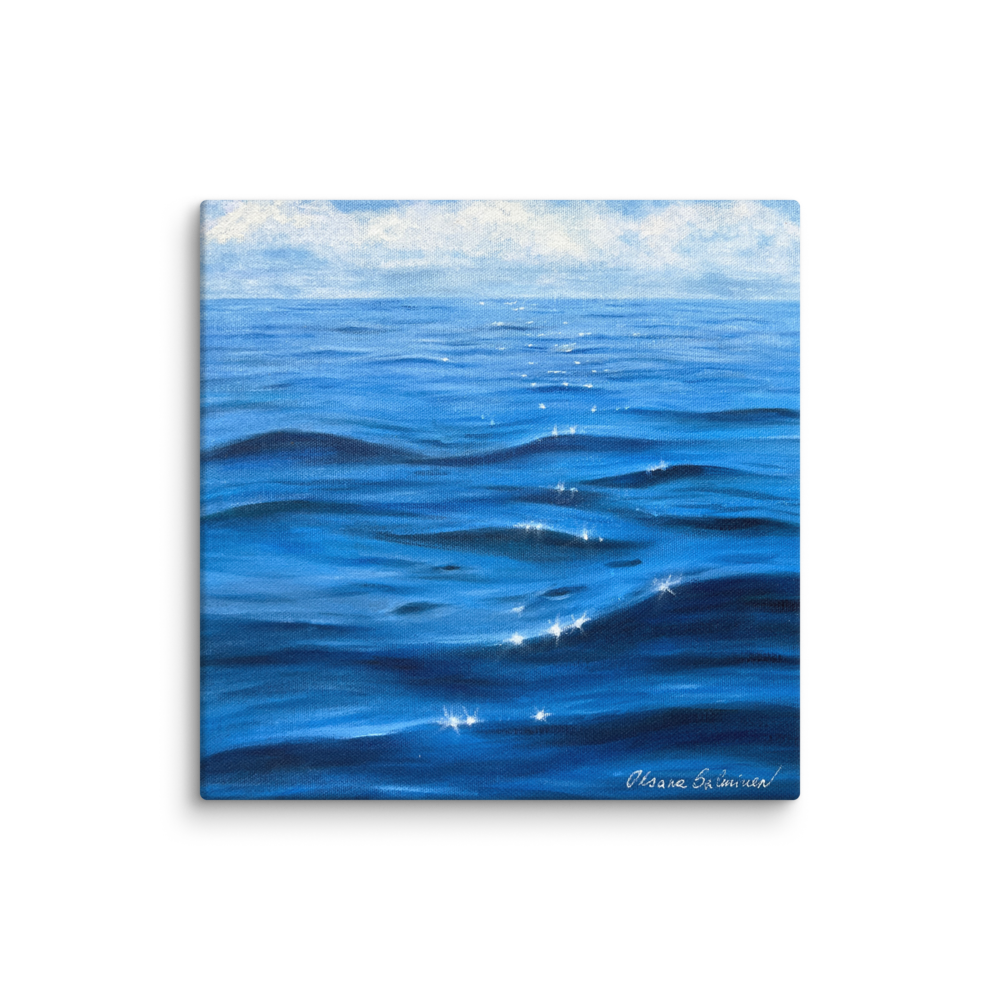 Blue Serenity No. I – Limited Availability Luxury Ocean Canvas Print