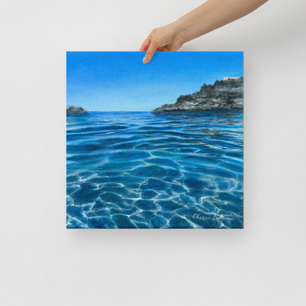 Calm Water – Limited Edition Luxury Ocean Canvas Print
