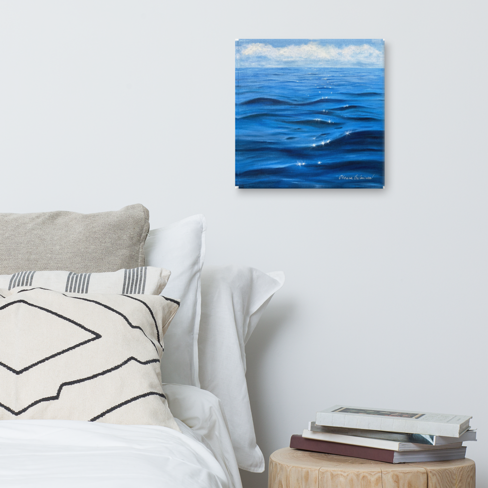 Blue Serenity No. I – Limited Availability Luxury Ocean Canvas Print