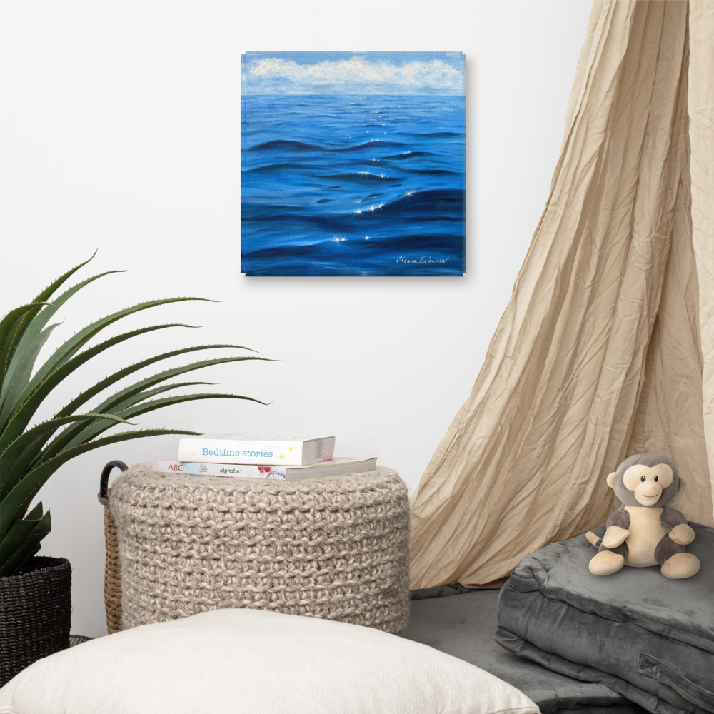 Blue Serenity No. I – Limited Availability Luxury Ocean Canvas Print