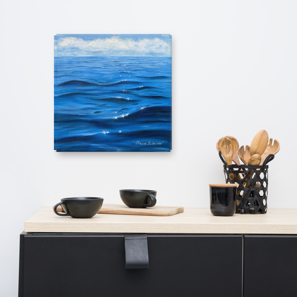 Blue Serenity No. I – Limited Availability Luxury Ocean Canvas Print