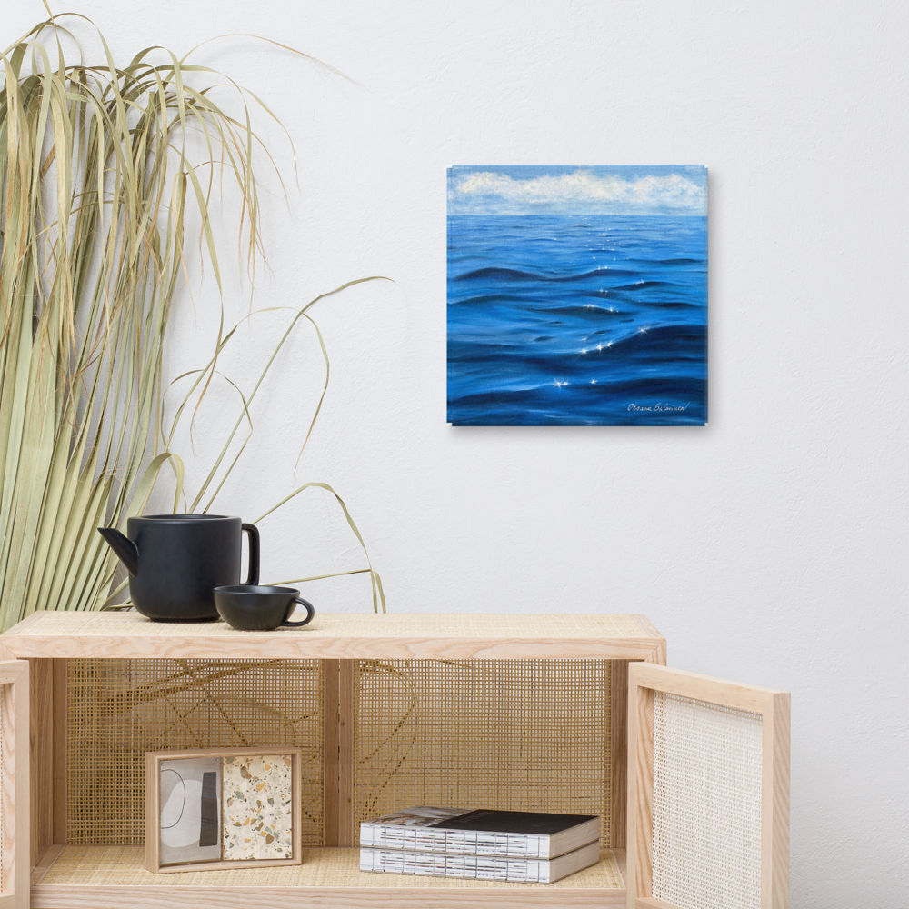 Blue Serenity No. I – Limited Availability Luxury Ocean Canvas Print