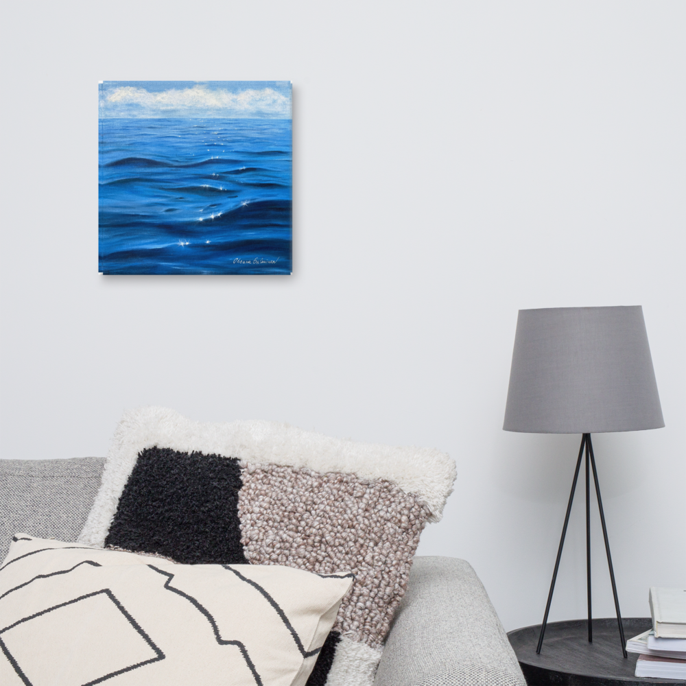 Blue Serenity No. I – Limited Availability Luxury Ocean Canvas Print