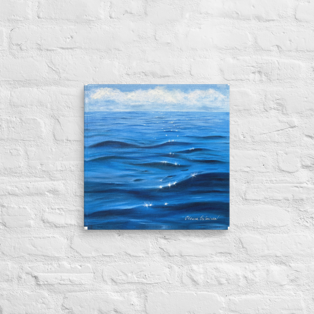 Blue Serenity No. I – Limited Availability Luxury Ocean Canvas Print