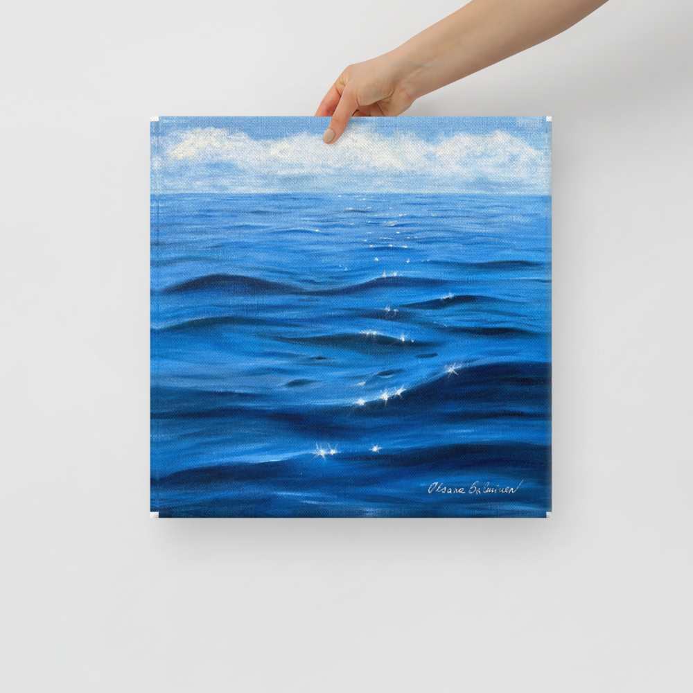 Blue Serenity No. I – Limited Availability Luxury Ocean Canvas Print