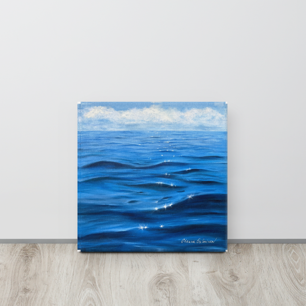 Blue Serenity No. I – Limited Availability Luxury Ocean Canvas Print