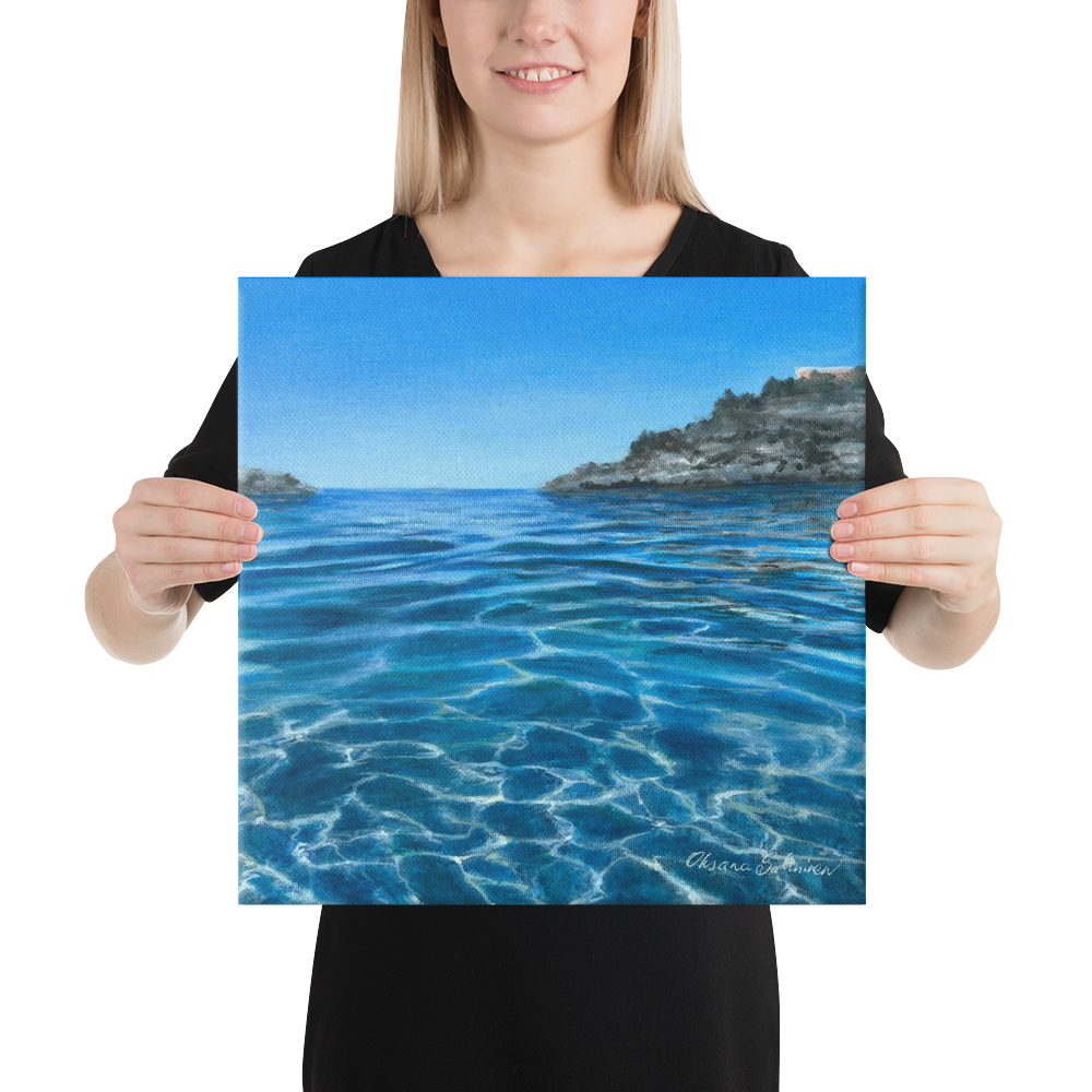 Calm Water – Limited Edition Luxury Ocean Canvas Print