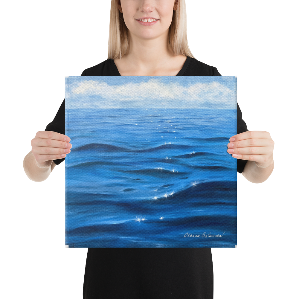 Blue Serenity No. I – Limited Availability Luxury Ocean Canvas Print