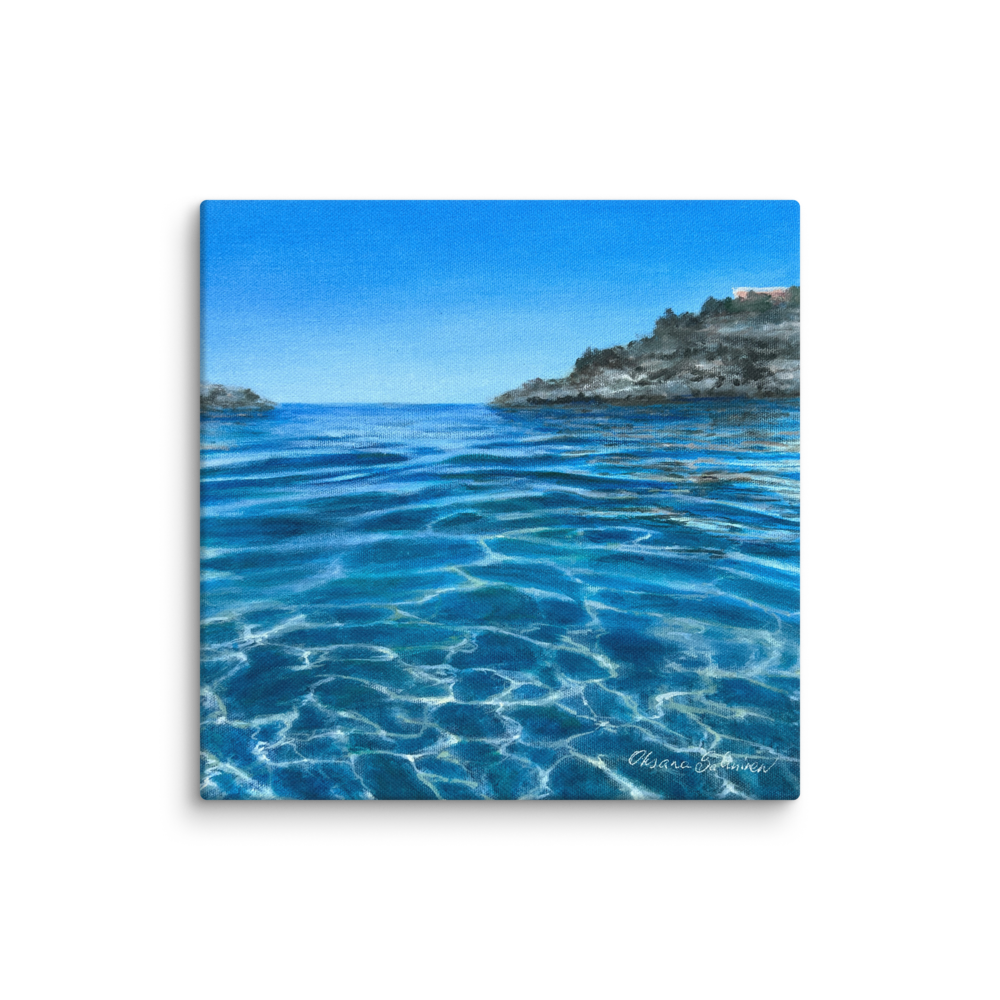 Calm Water – Limited Edition Luxury Ocean Canvas Print