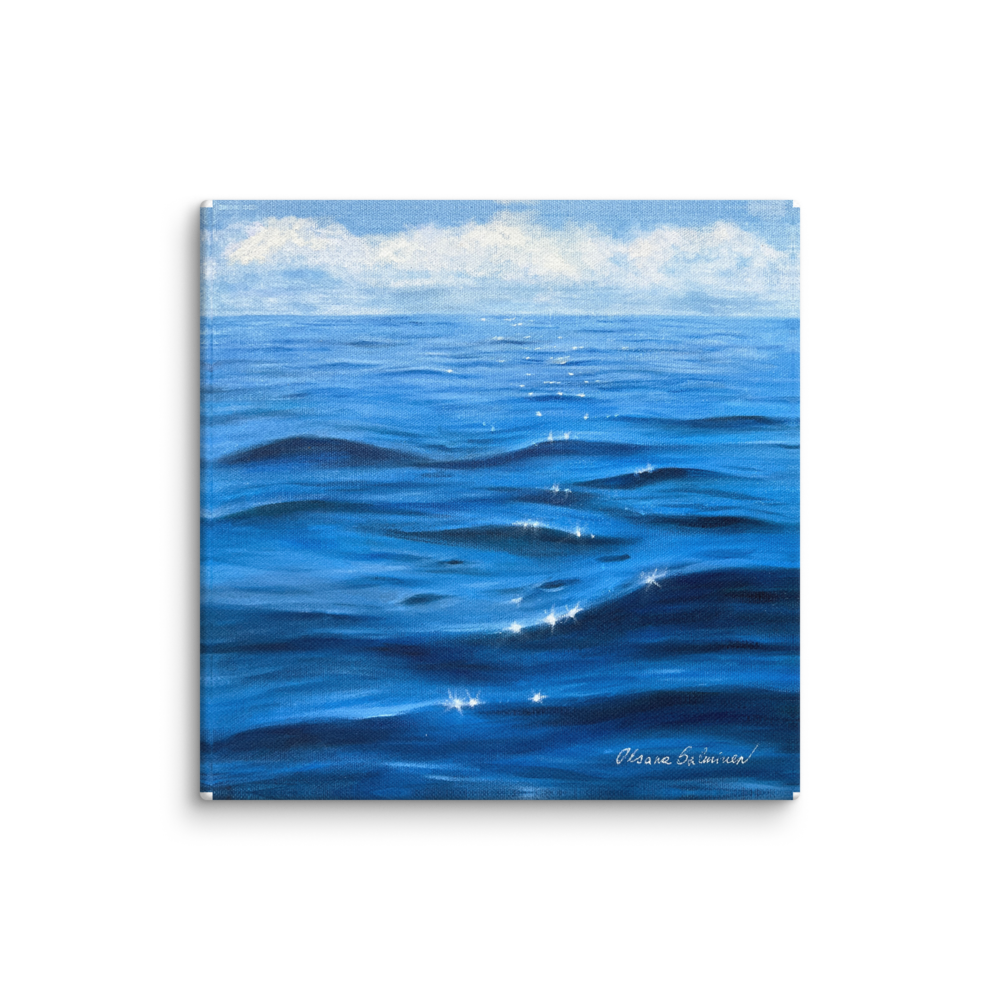 Blue Serenity No. I – Limited Availability Luxury Ocean Canvas Print