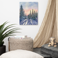 Luxury Gallery-Quality Canvas Print – Sunset in Winter Forest – Elegant Modern Wall Art for Home Decor