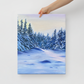 Luxury Gallery-Quality Canvas Print – Winter Forest – Elegant Modern Wall Art for Home Decor