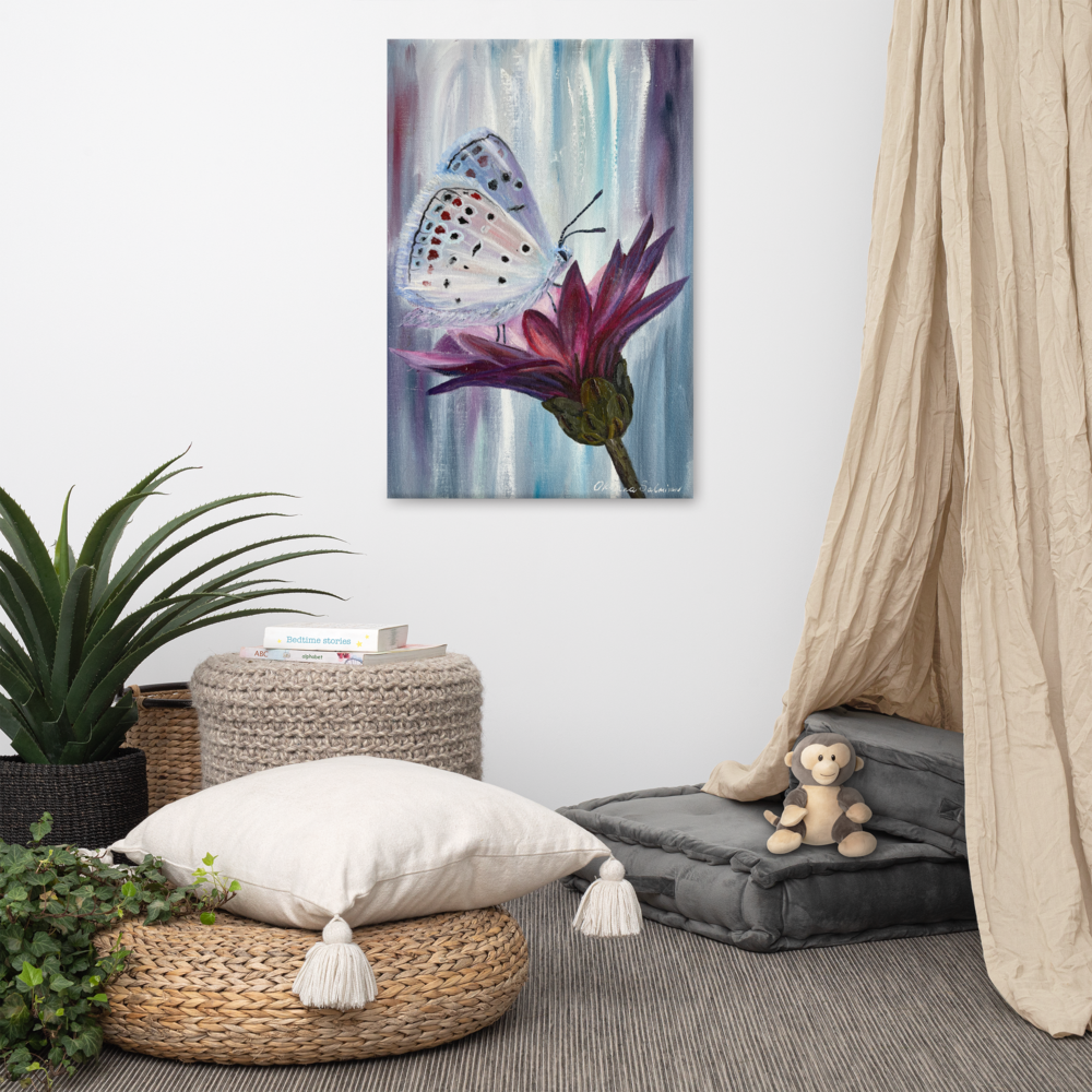 Fragile Butterfly – Luxury Gallery-Quality Canvas Print