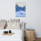 Luxury Gallery-Quality Canvas Print – Winter Forest – Elegant Modern Wall Art for Home Decor