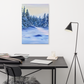 Luxury Gallery-Quality Canvas Print – Winter Forest – Elegant Modern Wall Art for Home Decor