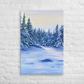 Luxury Gallery-Quality Canvas Print – Winter Forest – Elegant Modern Wall Art for Home Decor