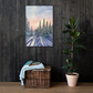 Luxury Gallery-Quality Canvas Print – Sunset in Winter Forest – Elegant Modern Wall Art for Home Decor
