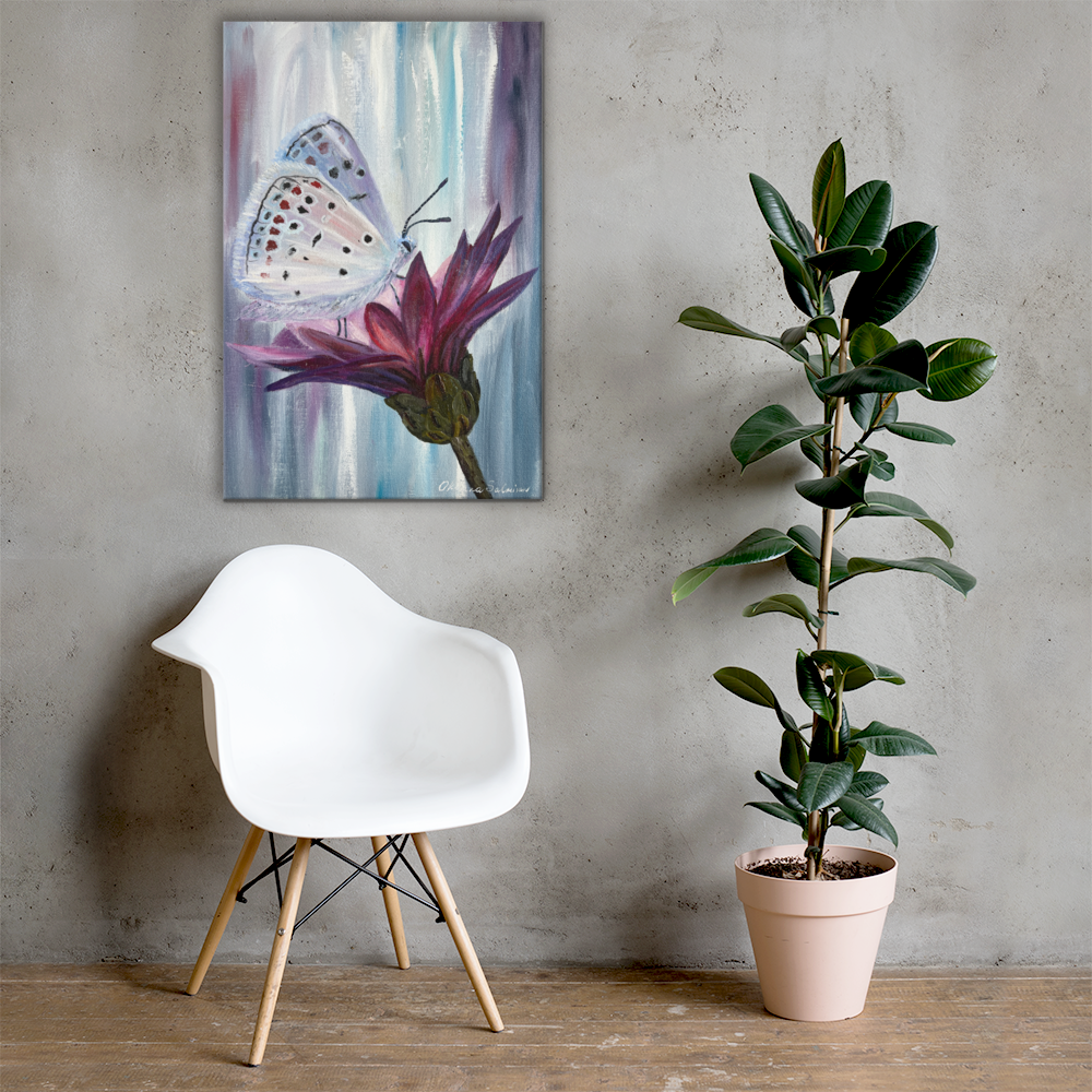 Fragile Butterfly – Luxury Gallery-Quality Canvas Print
