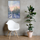 Luxury Gallery-Quality Canvas Print – Sunset in Winter Forest – Elegant Modern Wall Art for Home Decor