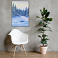Luxury Gallery-Quality Canvas Print – Winter Forest – Elegant Modern Wall Art for Home Decor