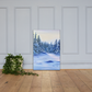 Luxury Gallery-Quality Canvas Print – Winter Forest – Elegant Modern Wall Art for Home Decor