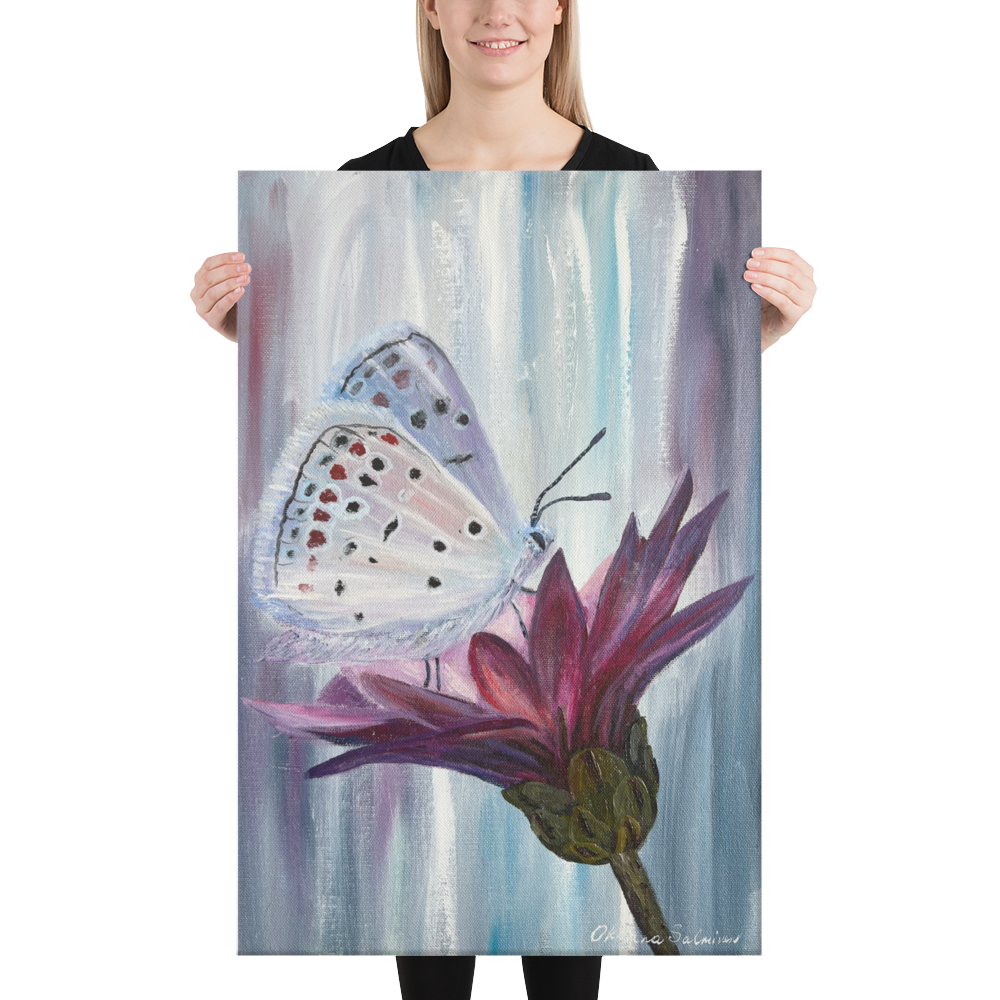 Fragile Butterfly – Luxury Gallery-Quality Canvas Print